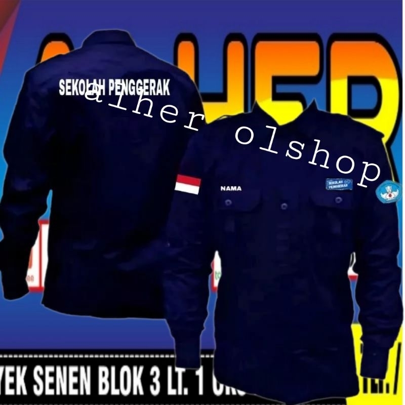 kemeja sekolah penggerak baju sekolah penggerak seragam sekolah penggerak pdh sekolah penggerak keme