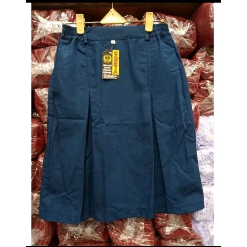 Rok smp pendek / Rok biru smp / Rok pendek smp span /  Rok  span smp biru