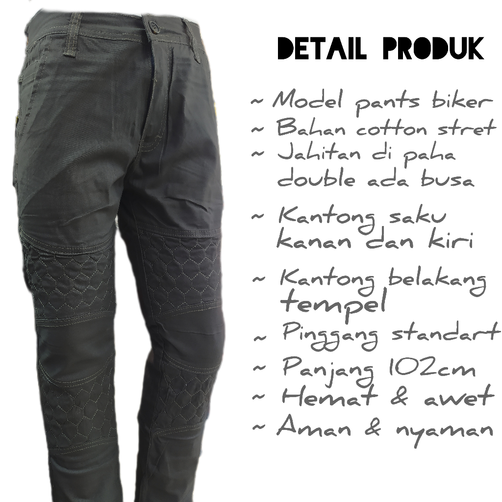 Brother 14 - promo celana panjang pria pants biker outdoor celana chinos