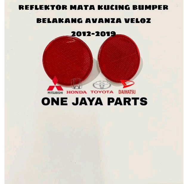 mata kucing bumper belakang avanza veloz 2012-2019