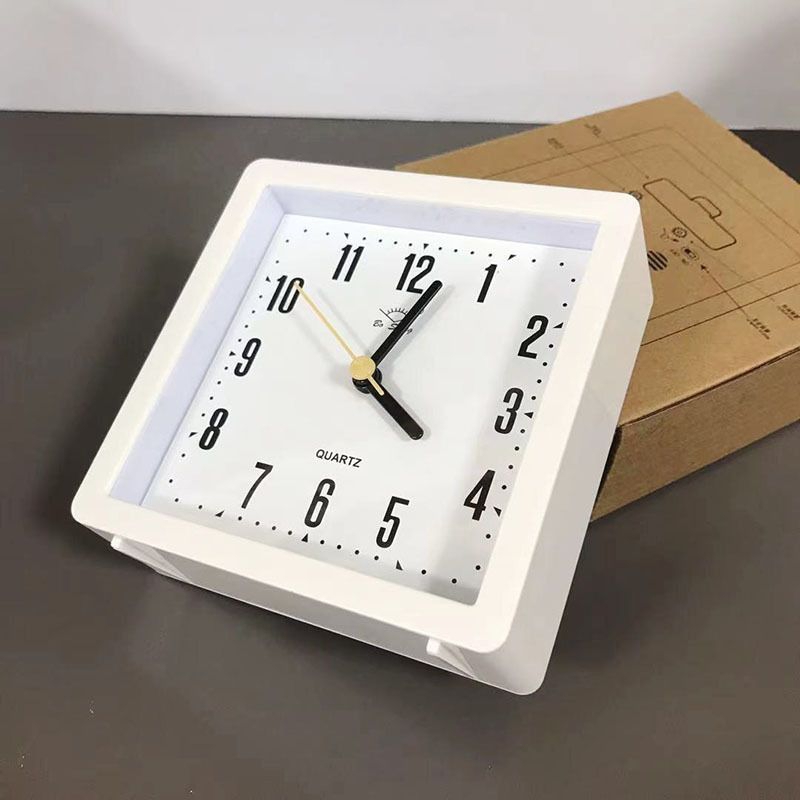 Jam Weker Aesthetic Vintage Meja Kotak GH 205