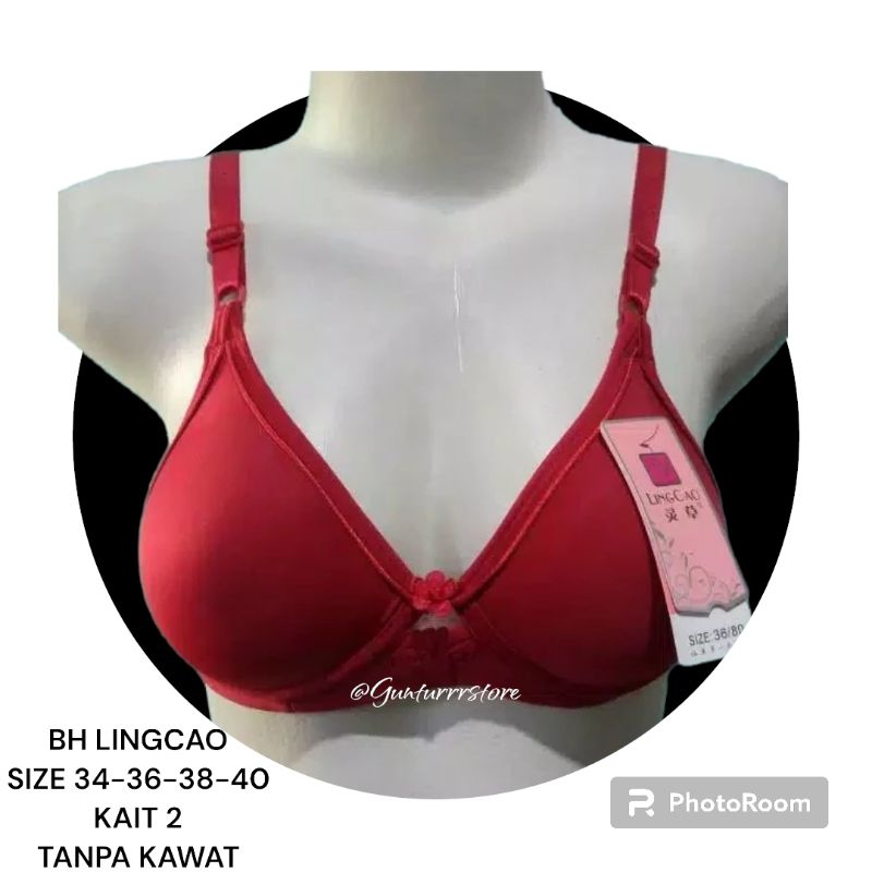BRA - BH LINGCAO ORIGINAL/ BRA PUSH UP BH BUSA ASLI TANPA KAWAT LINGCAO