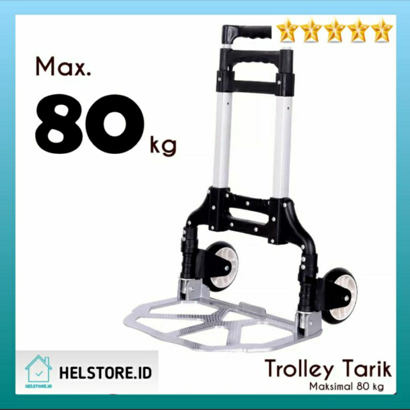 Troley Troli Lipat Bawa Aqua Galon Gas Dan Troley Troli Barang Max 80 Kg