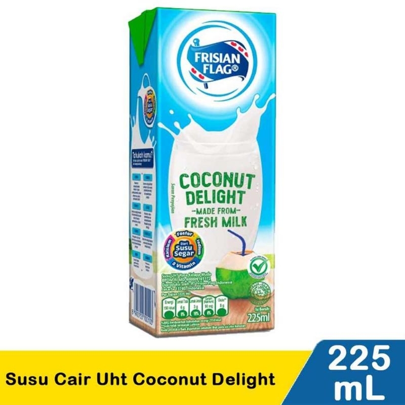 

Frisian Flag Susu Cair Uht Coconut Delight 225Ml