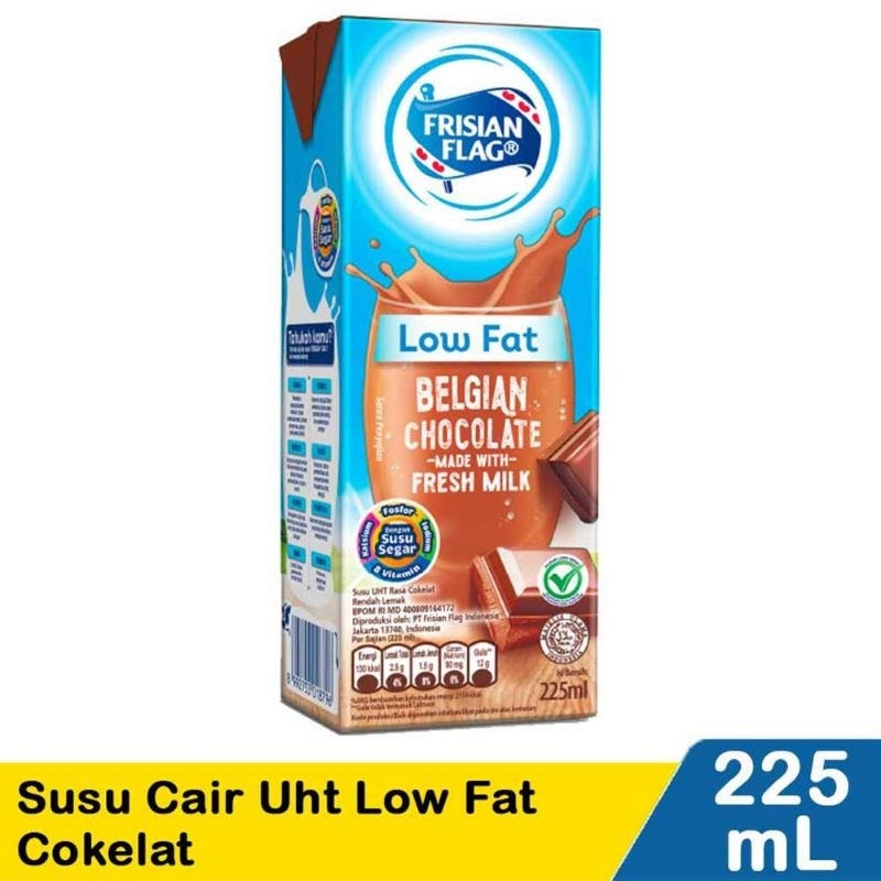 

Frisian Flag Susu Cair Low Fat Cokelat 225Ml