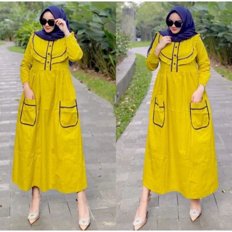 Midi dress hawa new