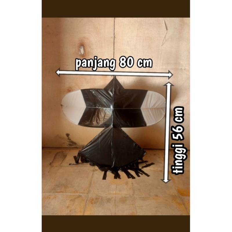 layangan gapangan ukuran 80cm Manukan kerangka layangan saja
