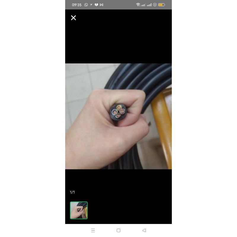 supreme nyyhy 4x6 kabel serabut hitam