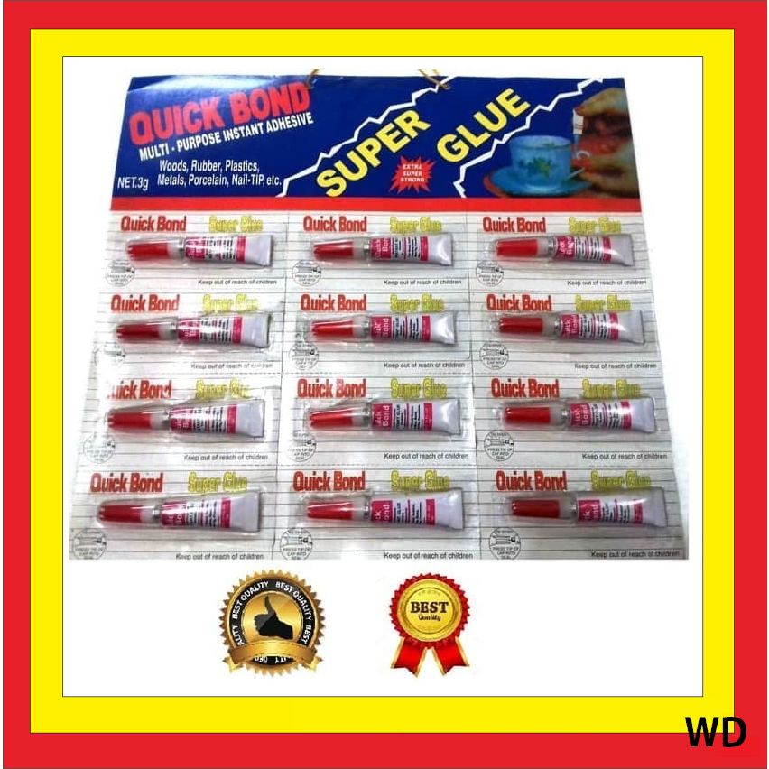 

LEM PEREKAT SUPER GLUE LEM KUAT WQUICK BOND 800054
