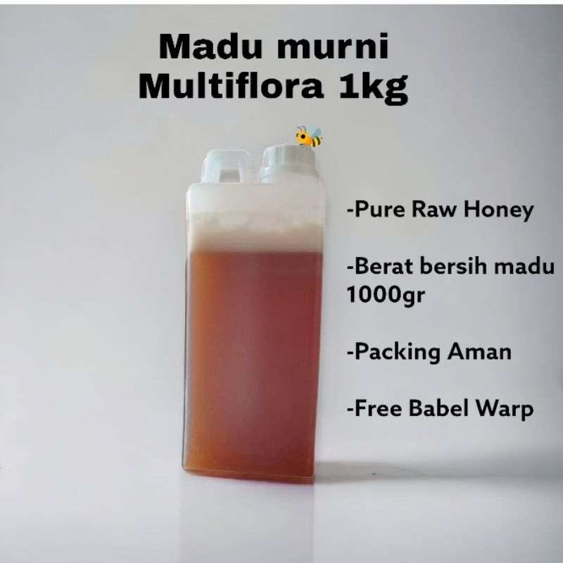 

Madu Asli - Madu Murni 1kg Nektar Multiflora 100% Pure Raw Honey