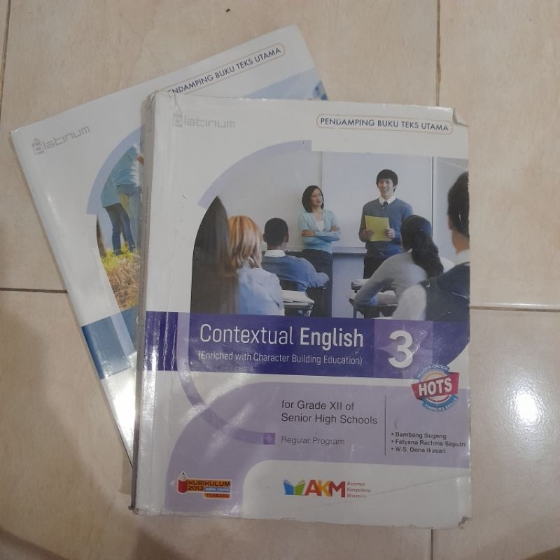 BUKU PAKET BAHASA INGGRIS KELAS 2 3 | Contextual English | Preloved | Bekas | Latium Tiga Serangkai