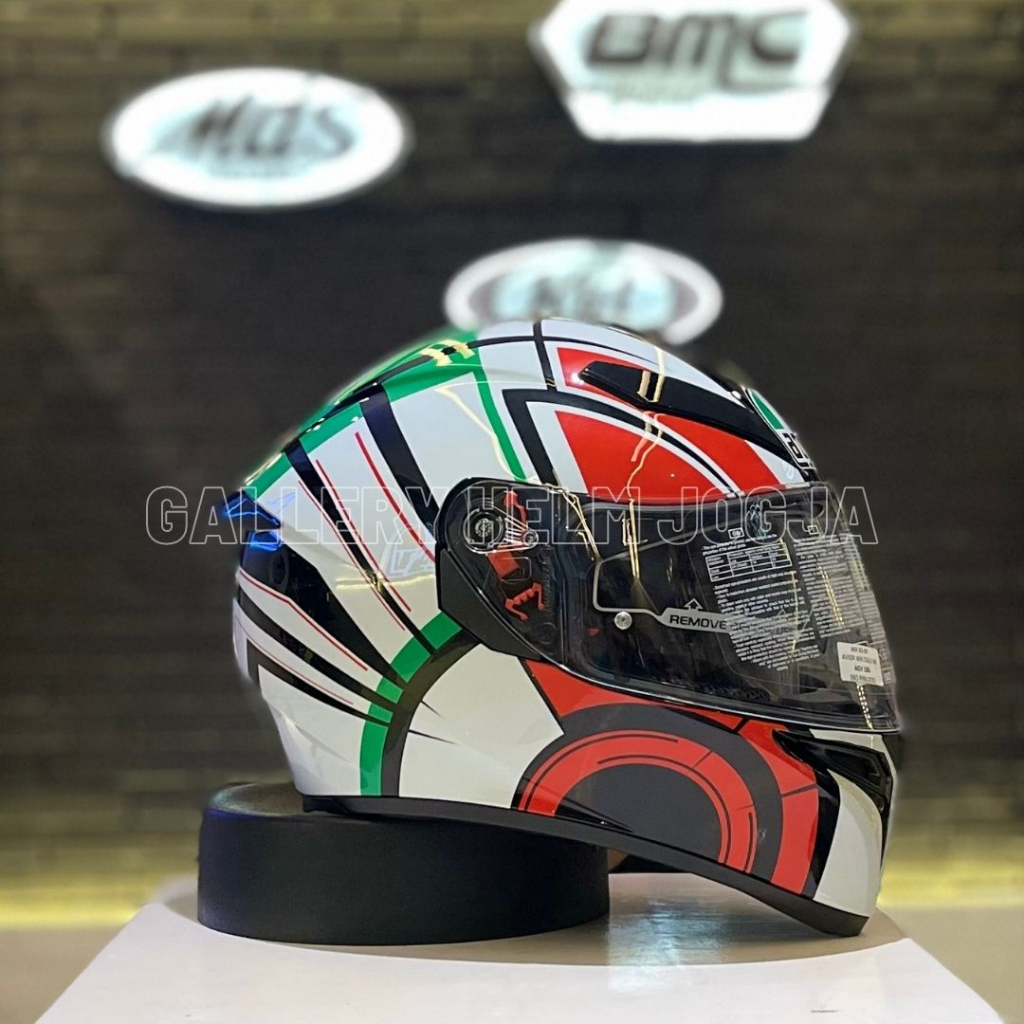 AGV K3 SV Avior White Italy / AGV K3SV / HELM FULL FACE / ORIGINAL 100% / AGV ORIGINAL