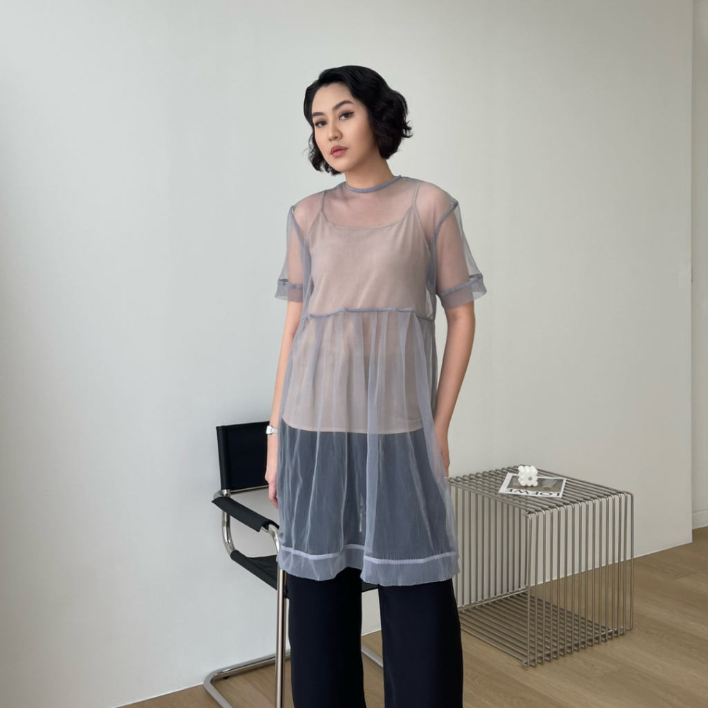 [PHEME DAILY SERIES] ELYSIAN TOP IN GREY by pheme