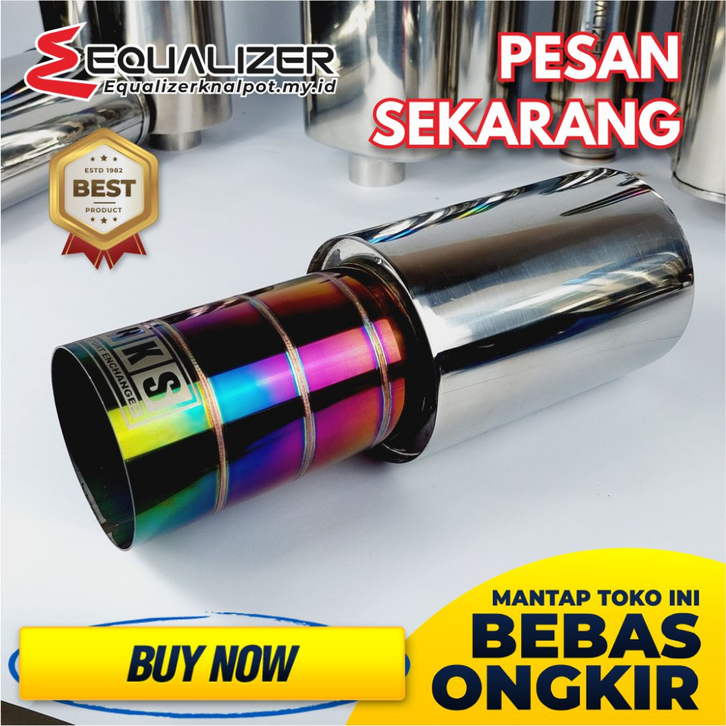 Knalpot Mobil Racing Mobil HKS Rainbow Brio ,  Avanza ,  Sigra ,  Rush ,  Calya ,  Ayla ,  Terios , 