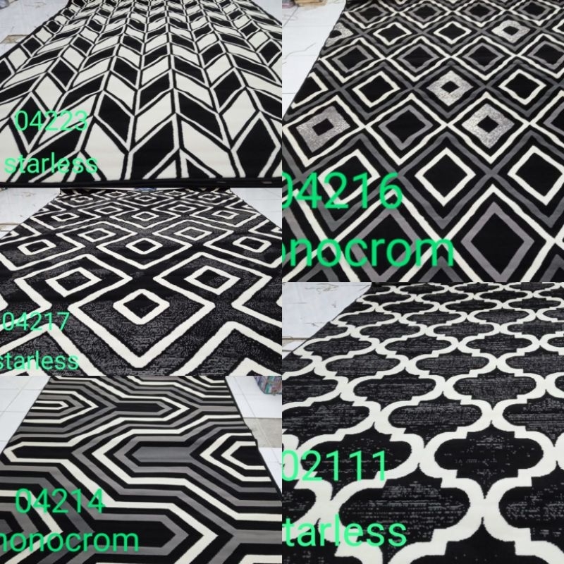 Karpet Moderno jumbo minimalis 210 x 310