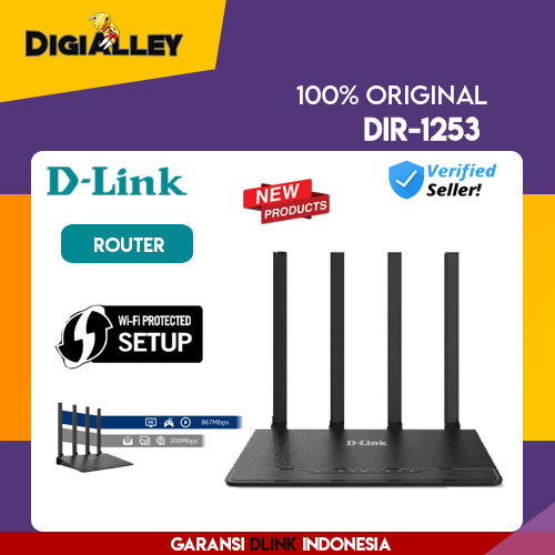 Router D-Link DIR 1253 AC1200 Gigabit MU MIMO DUAL BAND DLink DIR1253