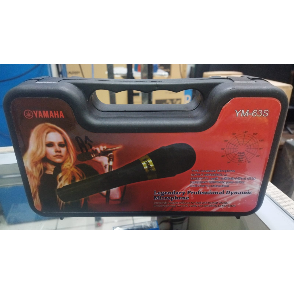 MIC KABEL YAMAHA YM63S KOPER ,MICROPHONE YAMAHA YM 63S KOPER