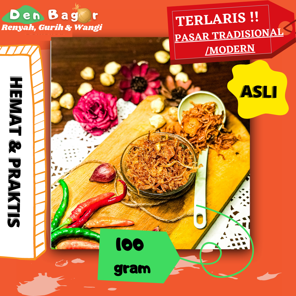 

Kebutuhan Memasak Bumbu Masak Bawang goreng 100 gram - bawang goreng denbagor