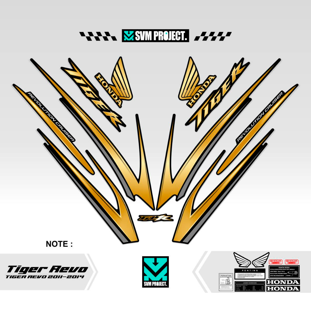 STRIPPING TIGER 2000 REVO / STIKER TIGER REVO / STIKER TIGER REVO DESAIN KEKINIAN / TIGER 2000 / TIG
