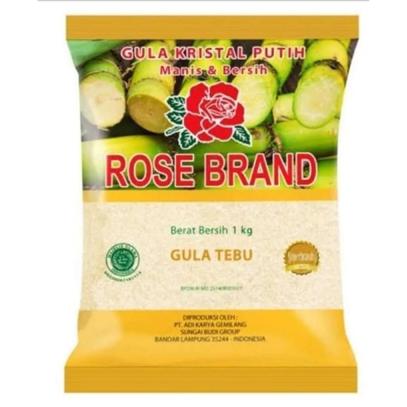 

Gula Pasir Rose Brand kemasan 1kg