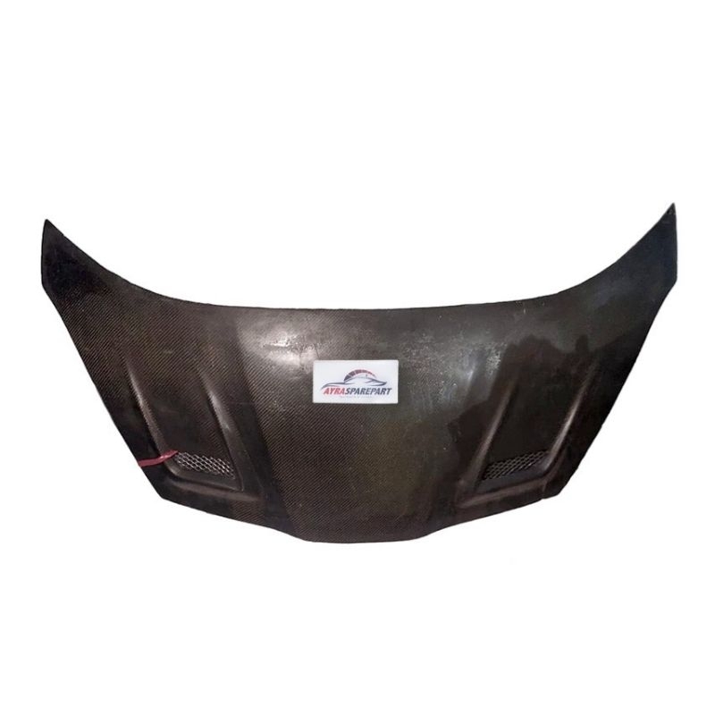 Kap mesin carbon karbon mobil Honda Jazz RS GE8 2008 - 2013