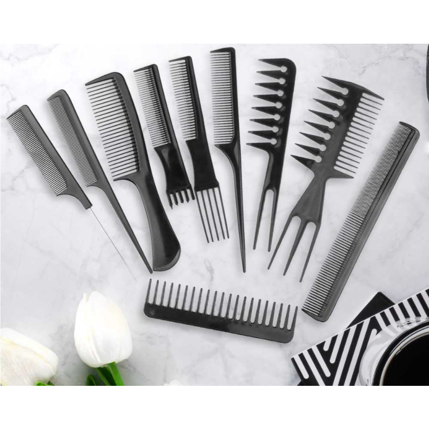 Sisir Rambut Salon Hair Comb 10 PCS perlengkapan salon