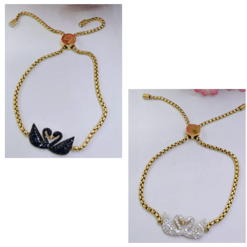 (COD) Gelang Serut Titanium Anti Karat - Gelang Serut - Gelang Titanium Wanita - Gelang Wanita - Gel