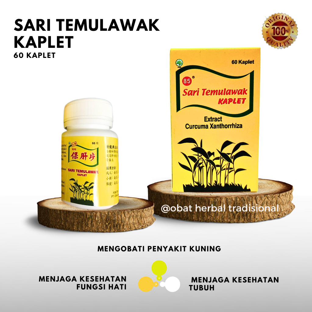 

SARI TEMULAWAK KAPLET - obat liver - hepatitis - penyakit kuning