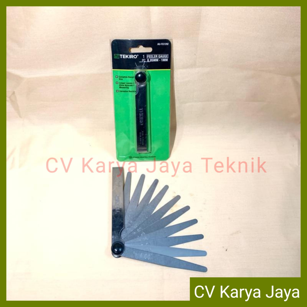 Feeler Gauge Tekiro / Pengukur Setelan Klep