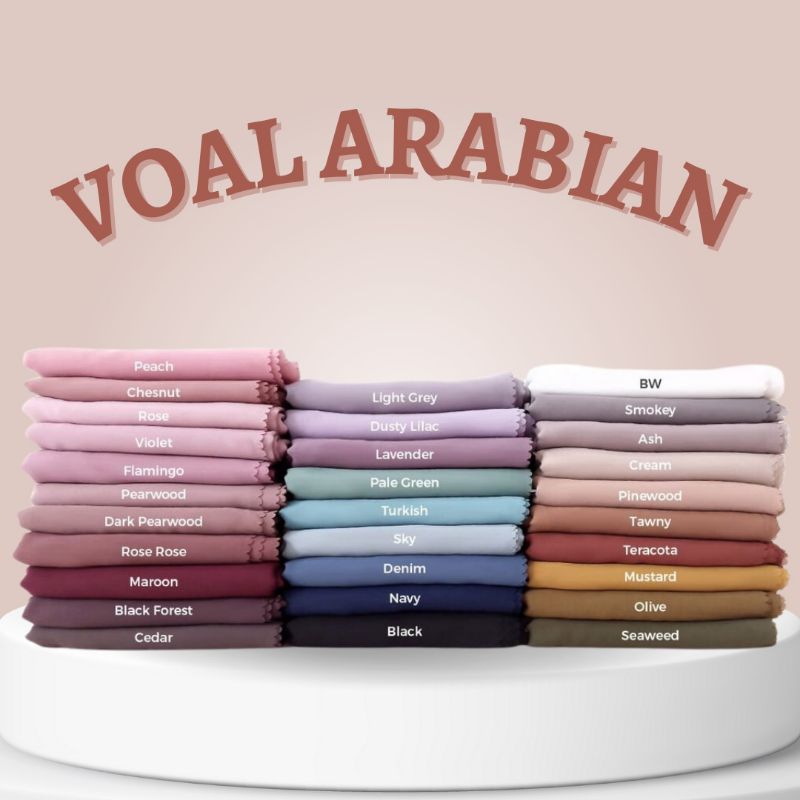 Hijab Arabian, Arabian Voal, Hijab Arabian Voal Code 2