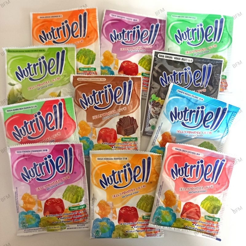 

Nutrijell Jelly Powder Mix 30 Gr & 15 Gr