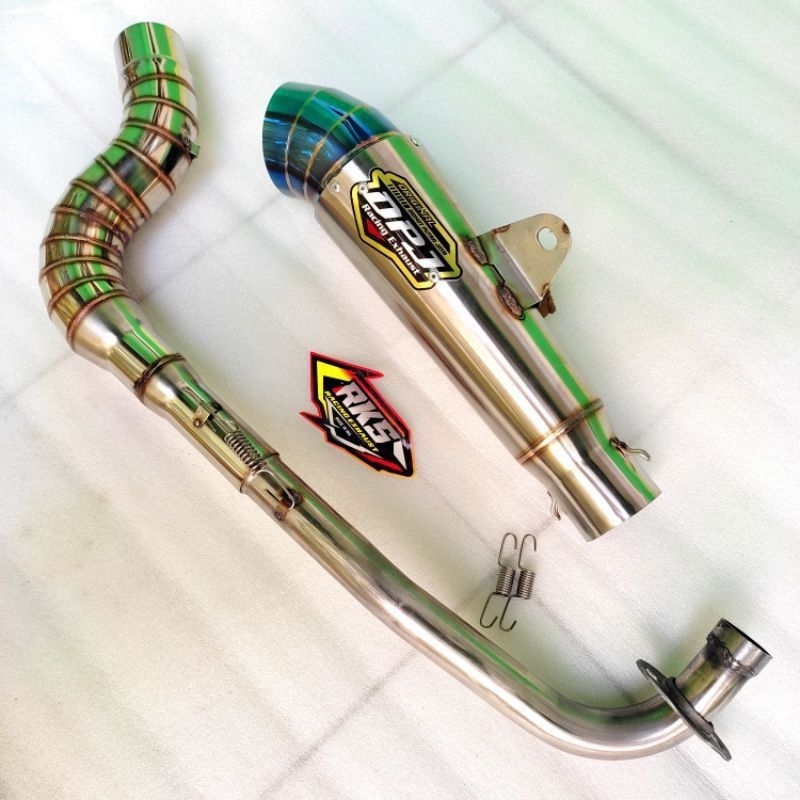 knalpot dpj jigsaw corblue leher bebek cobra Jupiter Vega Supra karisma Shogun dll