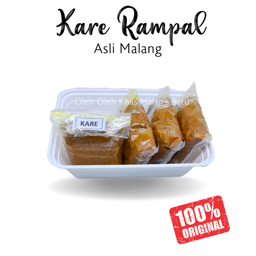

BUMBU KARE RAMPAL ASLI MALANG 1957 | 1 BOX ISI 4 BUNGKUS @100gr