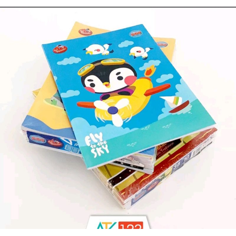 

BUKU TULIS RANDOM TERMURAH 1 PCS ( WARNA RANDOM 38 - 58 LEMBAR )