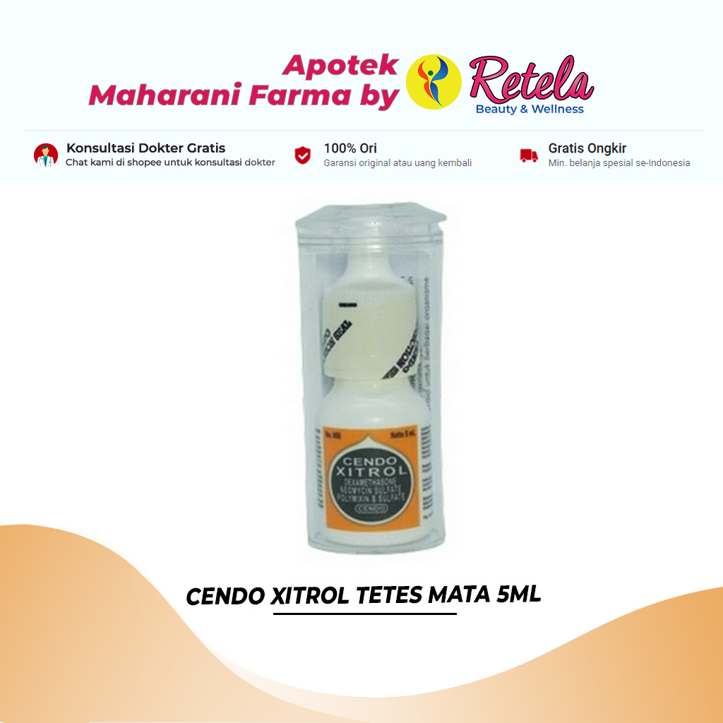 Cendo Xitrol Tetes Mata 5Ml / Obat Tetes Mata