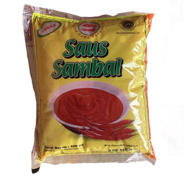 

cabe payung saus sambal 600gr