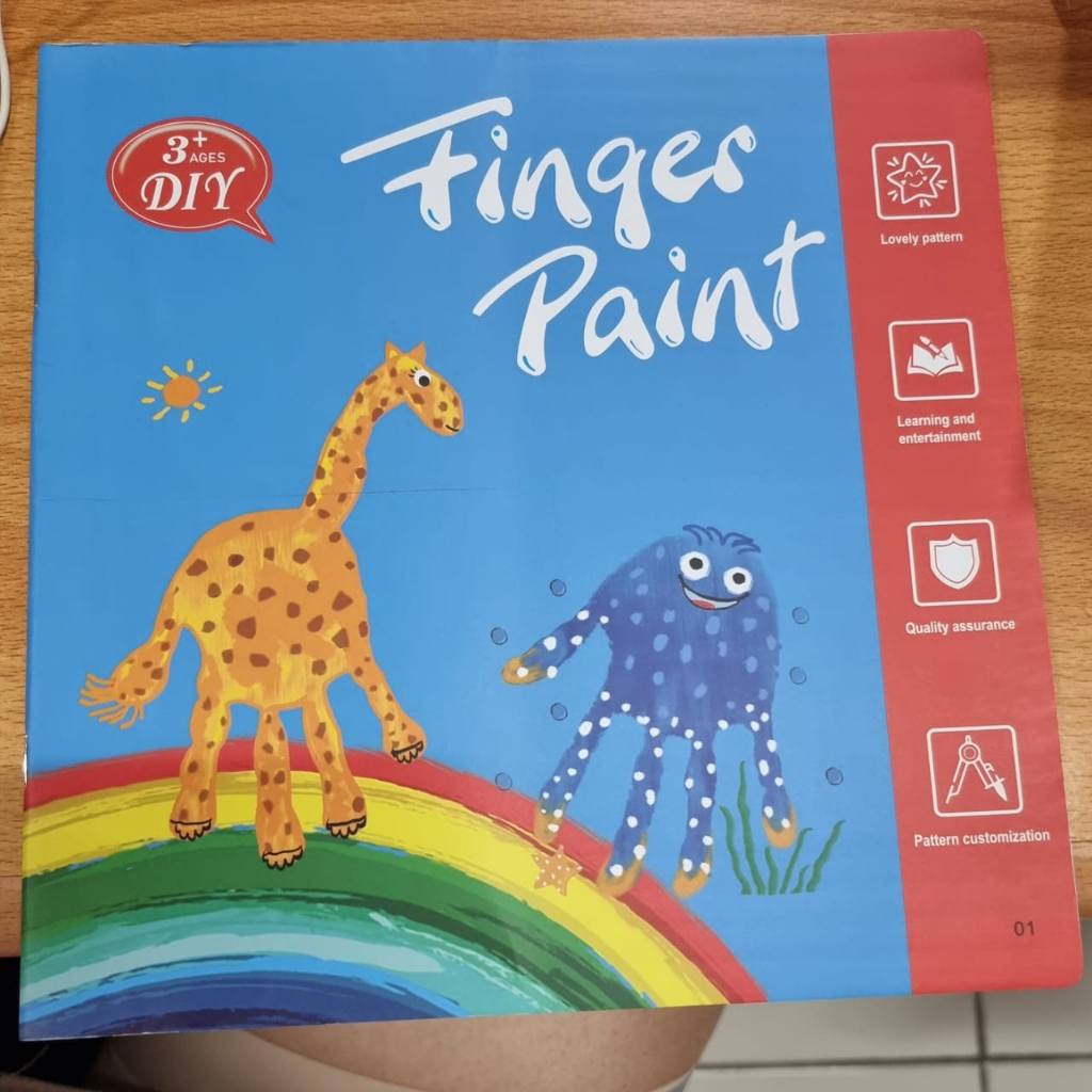 

KK Buku finger paint 40 hal (26 hal bergambar + 14 hal bebas berkarya)