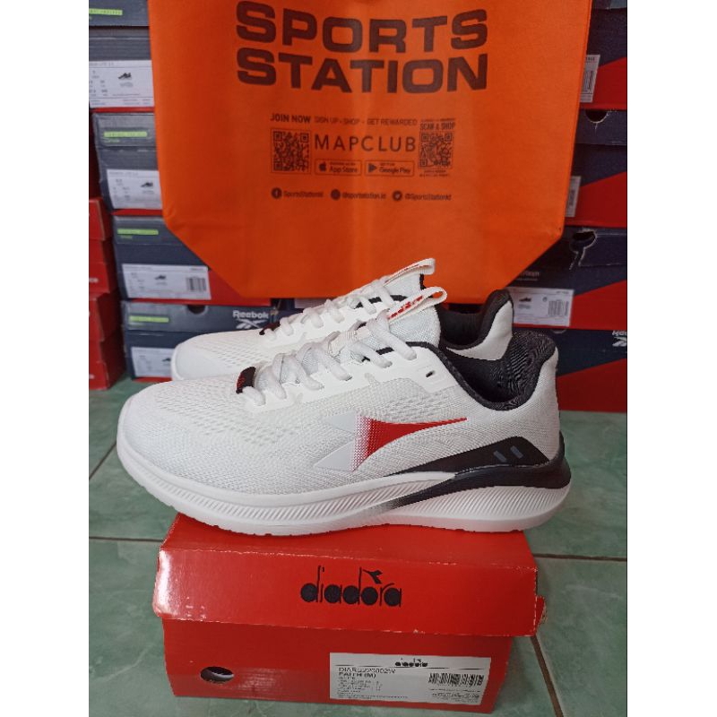 Diadora Faith Sepatu Original Putih Hitam