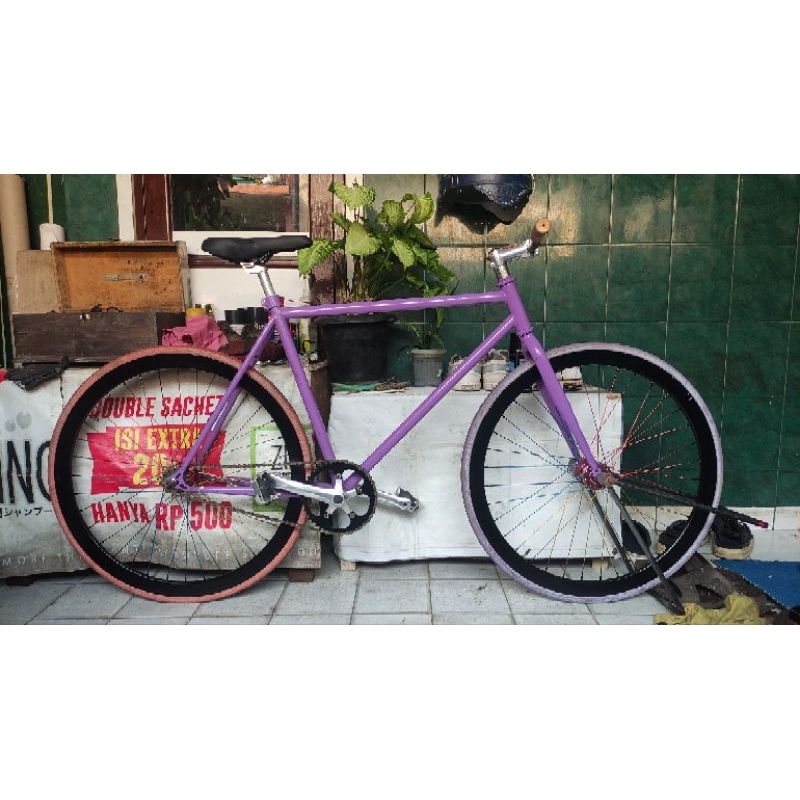 Sepeda Fixie Fullbike Frame Headtube Oversize Size 52. Bukan Airwalk Basic Visp Pcolite Tsunami Intr