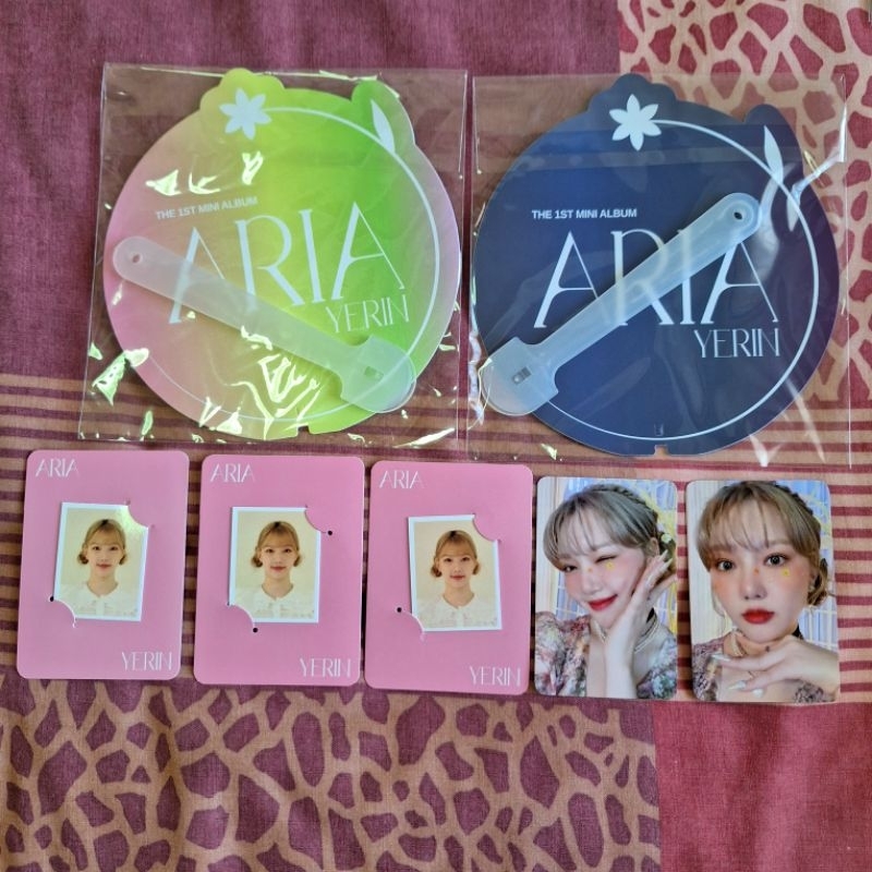 kipas fan photo ID photocard ktown Jung Yerin Gfriend album ARIA
