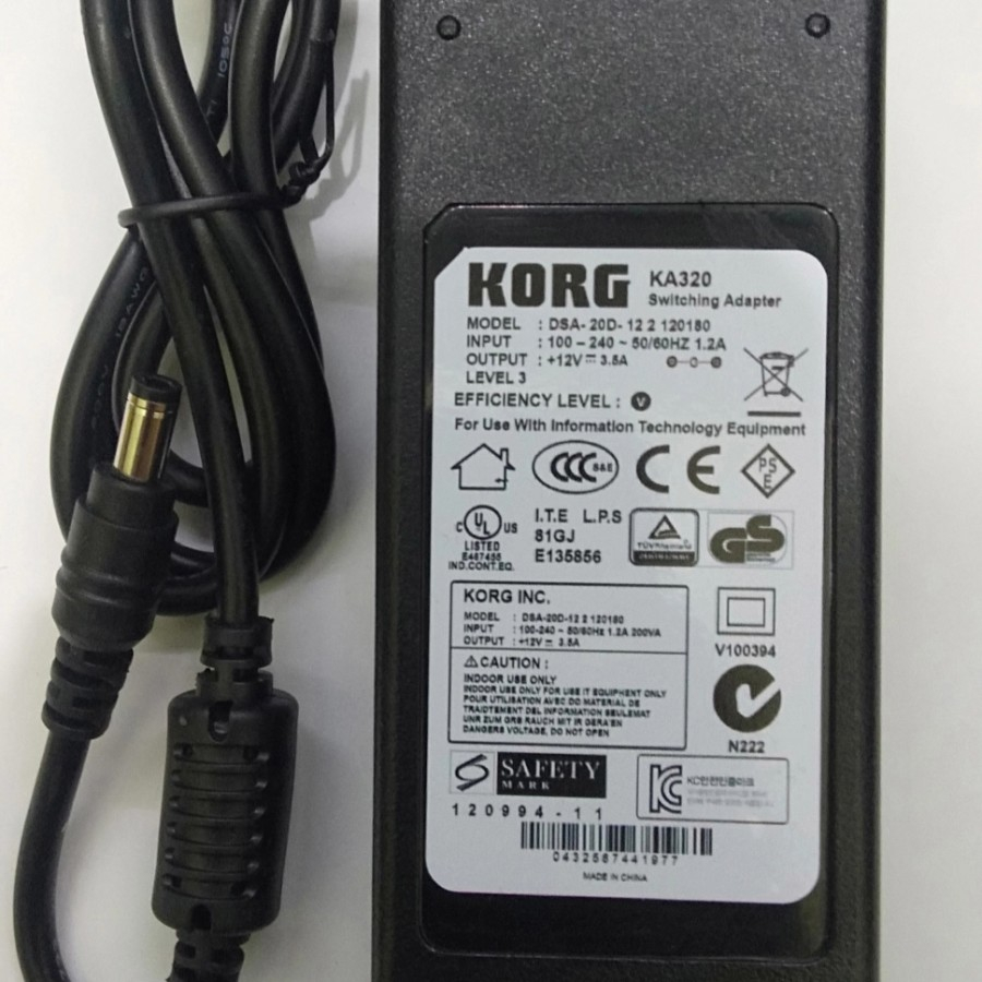 Adaptor Keyboard KORG PA50 PA50SD New Korg Adapter Keyboard KA320