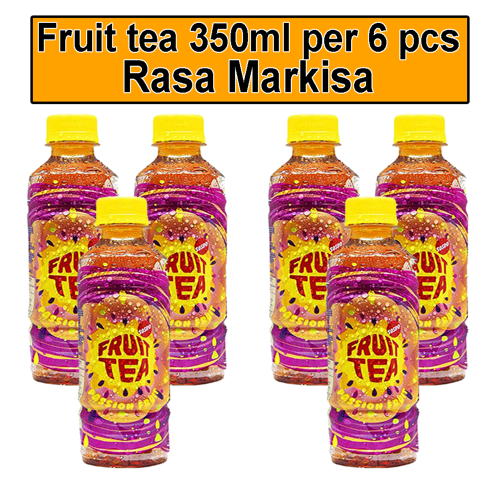 

Fruit Tea Sosro Markisa pet 350 ml isi 6 Pcs