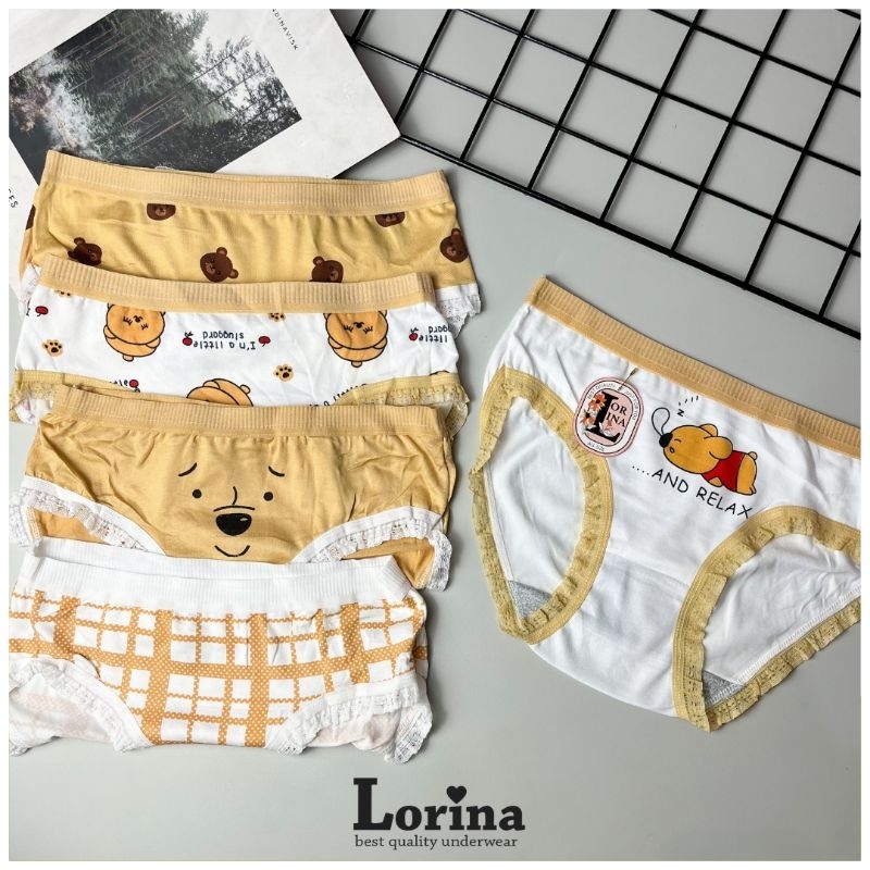 CD Celana Dalam Lorina 06 Lucu karakter premium pooh CD06