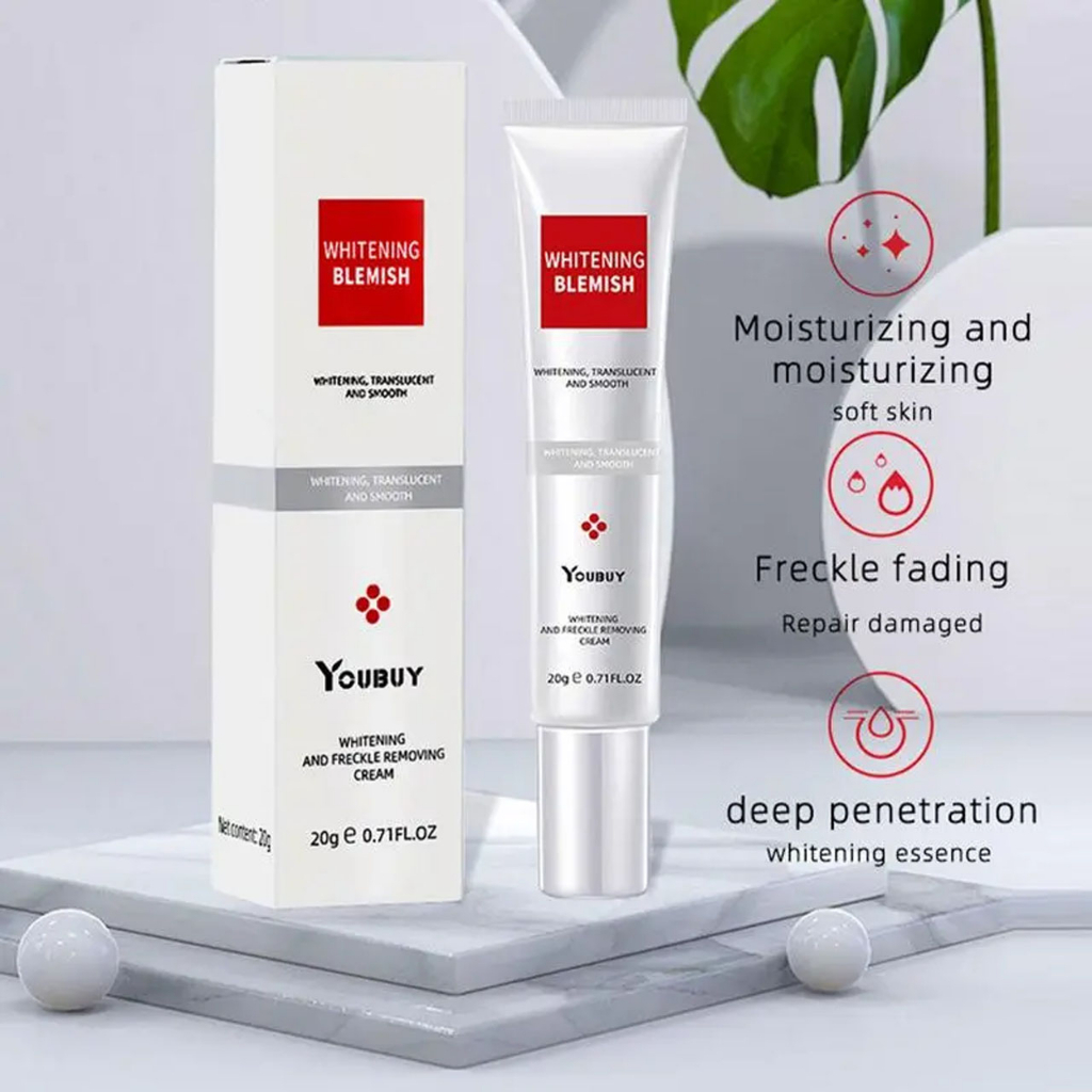 Youbuy Whitening Freckle Cream Remove Dark Spots Anti Freckle Cream Niacinamide Fade Pigmentation Br