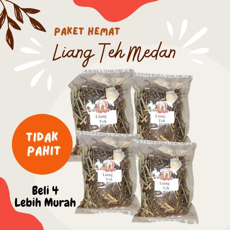 

Liang Teh Medan Asli 4 PC Liang Teh Herbal Liang Teh Medan Komplit