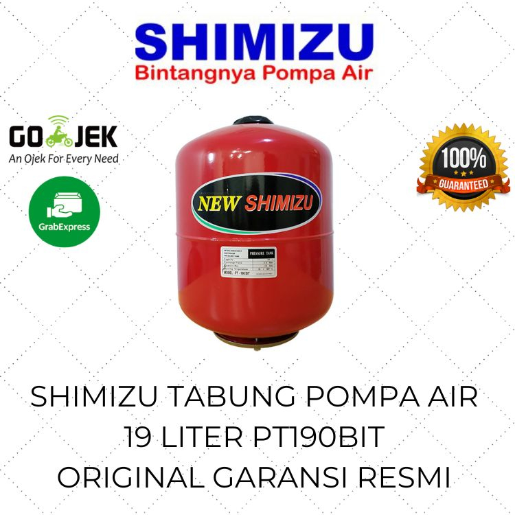 Shimizu Tangki Pompa Air 19 Liter PT 190 / Tabung Jet Pump Original