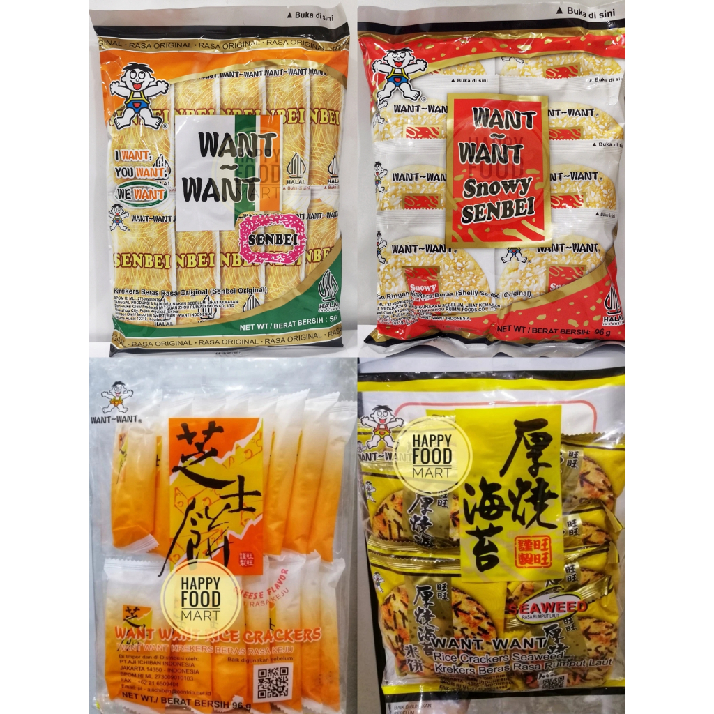 

[PROMO] WANG WANG SNOW RICE CRACKERS/WANT & WANT SENBEI/SHELLY SENBEI/CHEESE CRACKER/BIN BIN KREKERS BERAS KEJU/RUMPUT LAUT/SEAWEED/BISKUIT SNACK IMPOR