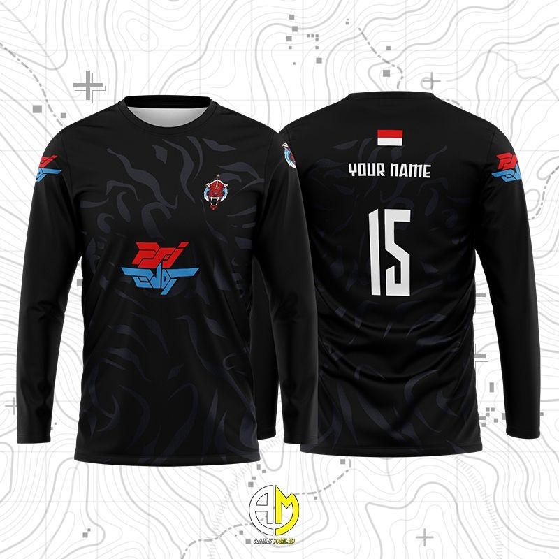 Baju T-Shirt Jersey Persija Evos Esport Terbaru Kaos gaming Free nickname