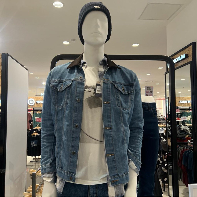 NEVADA Jacket Denim Pria ala Dylan S - XL