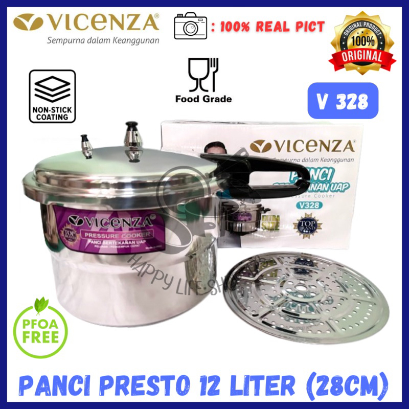 Presto 12 Liter VICENZA V328/Panci Presto 12 Liter VICENZA